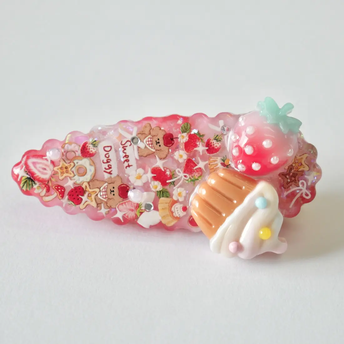 กิ๊บคัพเค้ก Berry Lolipop กิ๊บติดผม MIMEAR