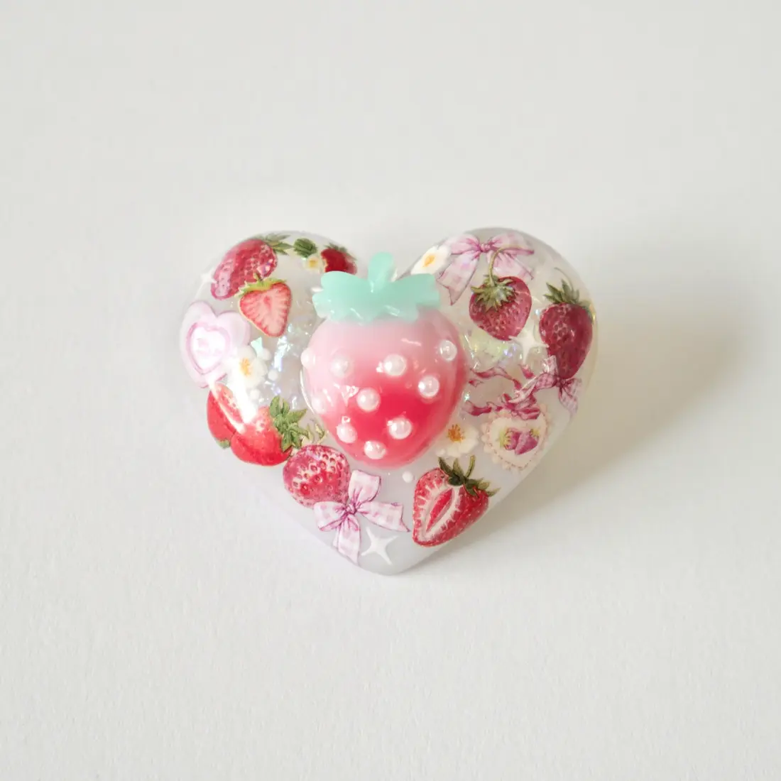 กิ๊บหัวใจ Berry Lolipop กิ๊บติดผม MIMEAR