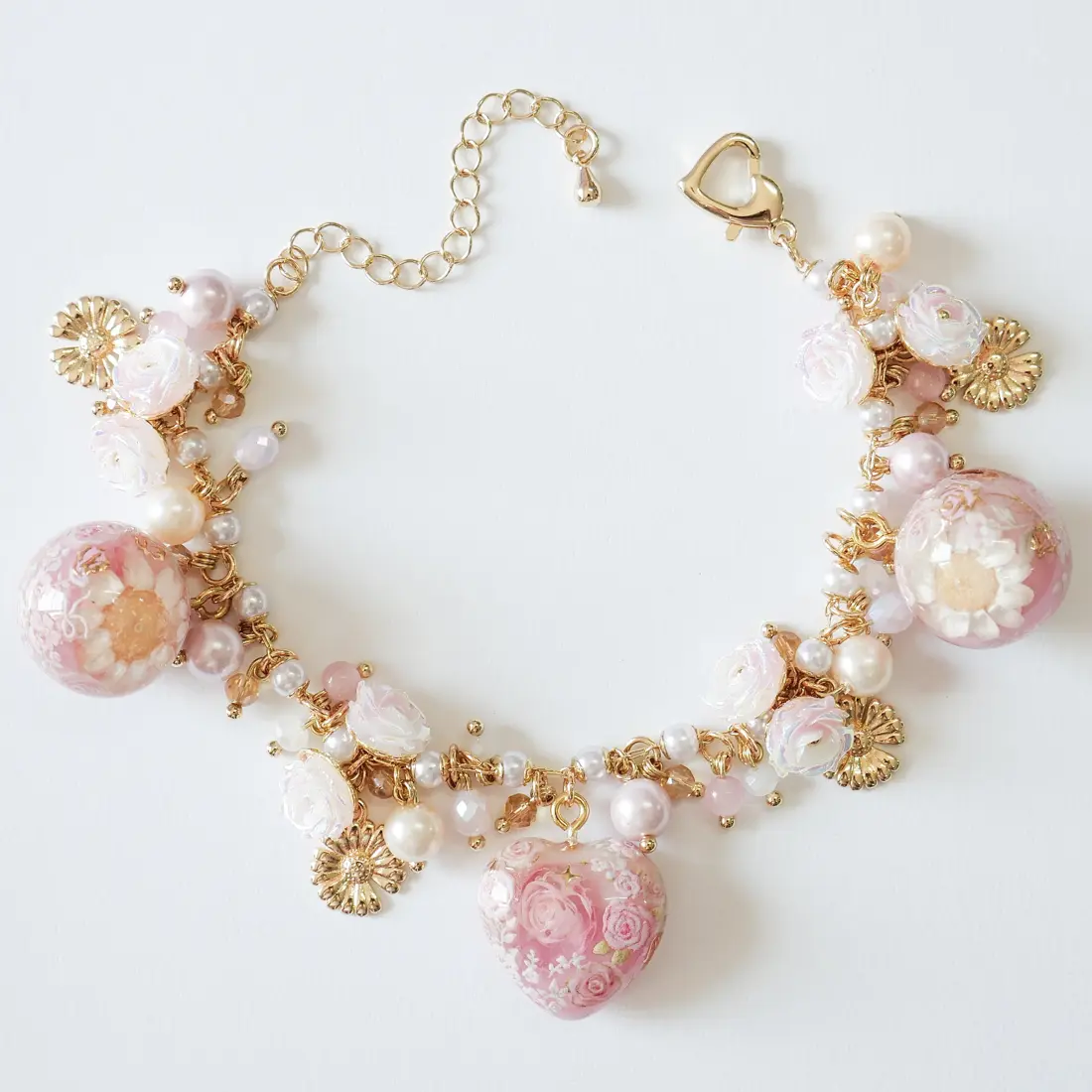 ข้อมือมินิ Pinkpearl Rose สร้อยข้อมือ MIMEAR