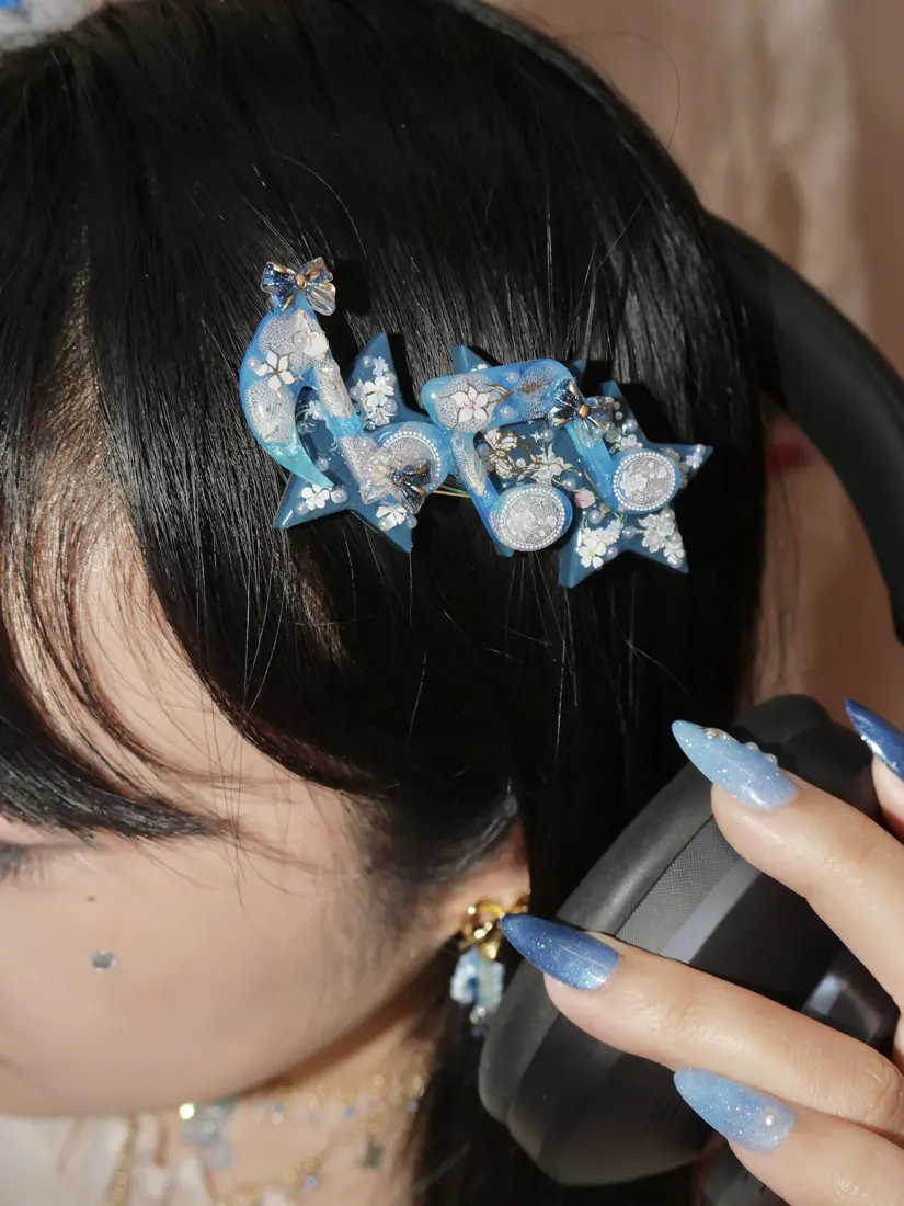 กิ๊บดาวสามดวง Melody Blue กิ๊บติดผม MIMEAR