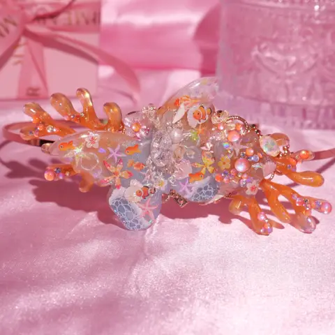 คาดผม Marine Coral