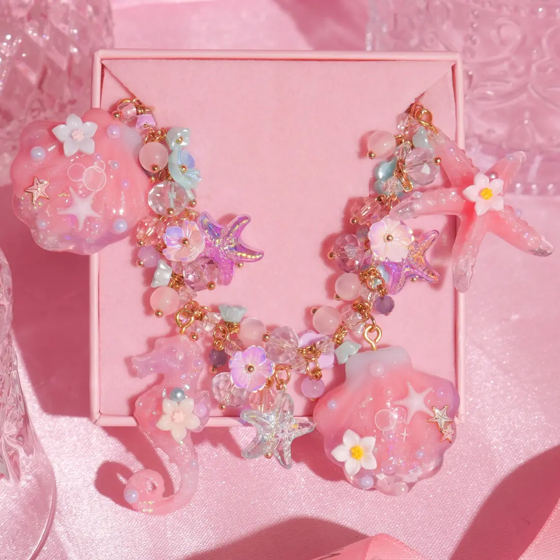ข้อมือหอยม้าน้ำ Kawaii Seahorse สร้อยข้อมือ MIMEAR