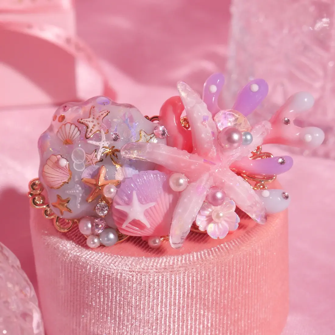 กิ๊บหอย Kawaii Seahorse กิ๊บติดผม MIMEAR