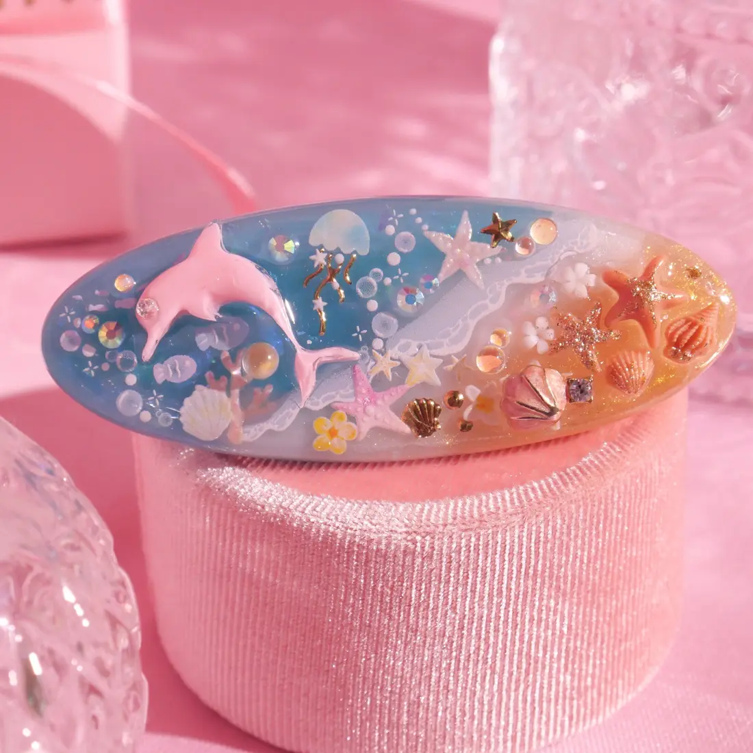 กิ๊บวงรี Seasand Dolphin กิ๊บติดผม MIMEAR