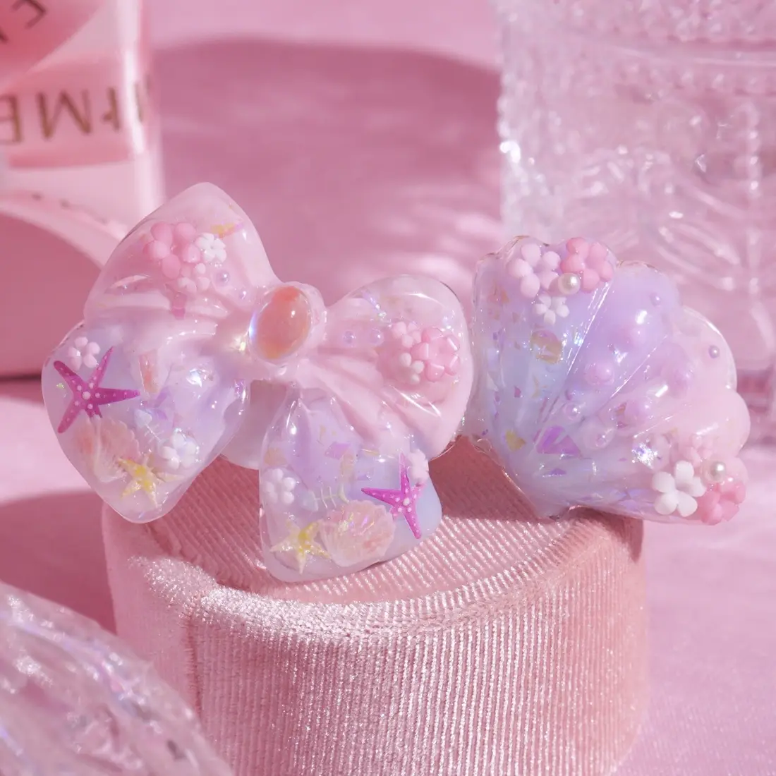 กิ๊บโบว์ Ribbon & Shellstar กิ๊บติดผม MIMEAR