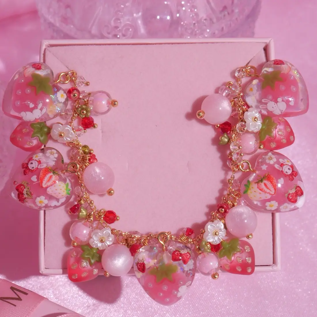 ข้อมือ Strawberry Icepop สร้อยข้อมือ MIMEAR