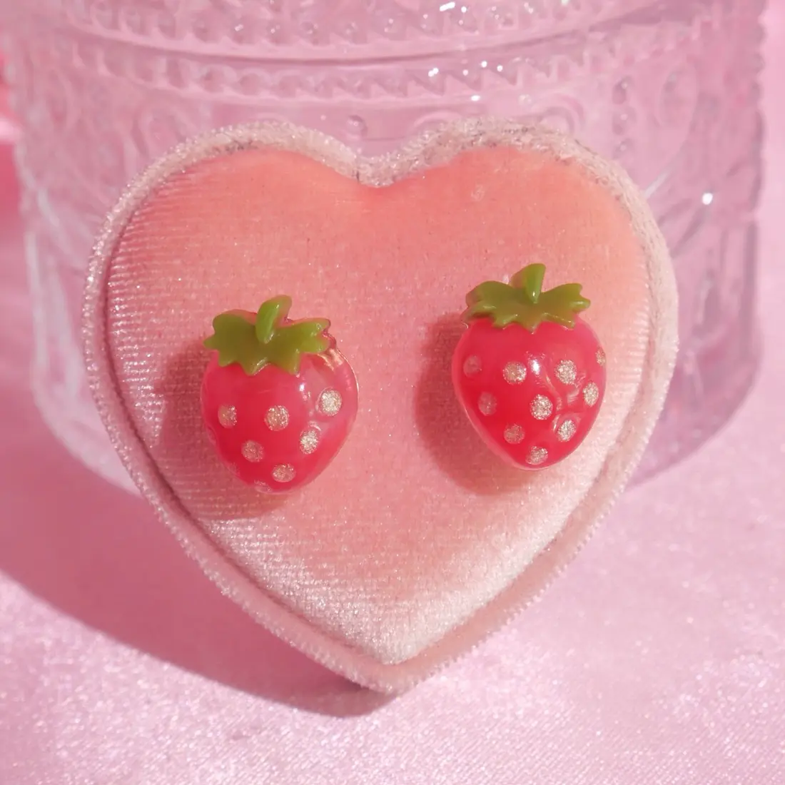 ต่างหู Strawberry Icepop ต่างหู MIMEAR