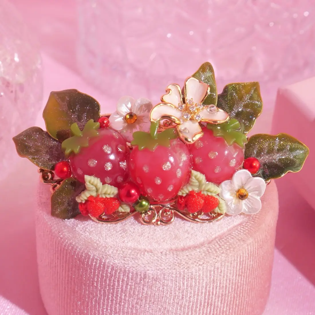 กิ๊บ Strawberry Icepop กิ๊บติดผม MIMEAR