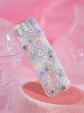 กิ๊บทรงเหลี่ยม Princess Blue