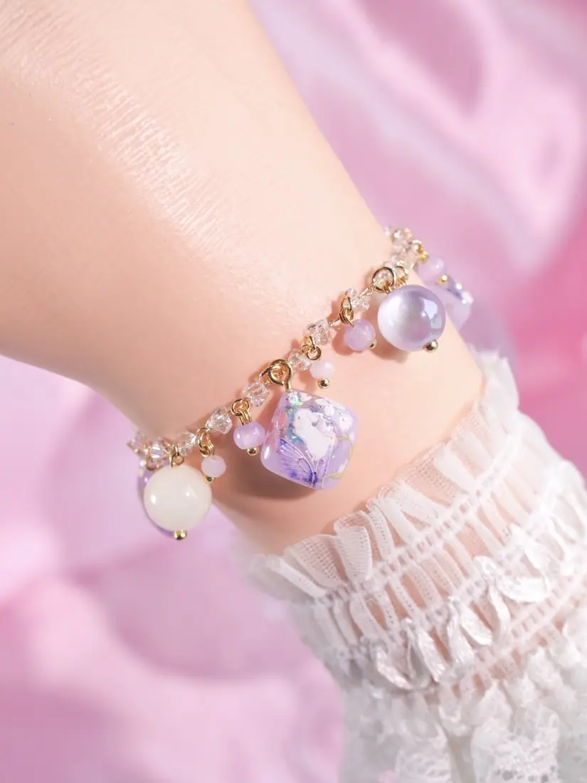 ข้อมือ Square Violet Mini สร้อยข้อมือ MIMEAR