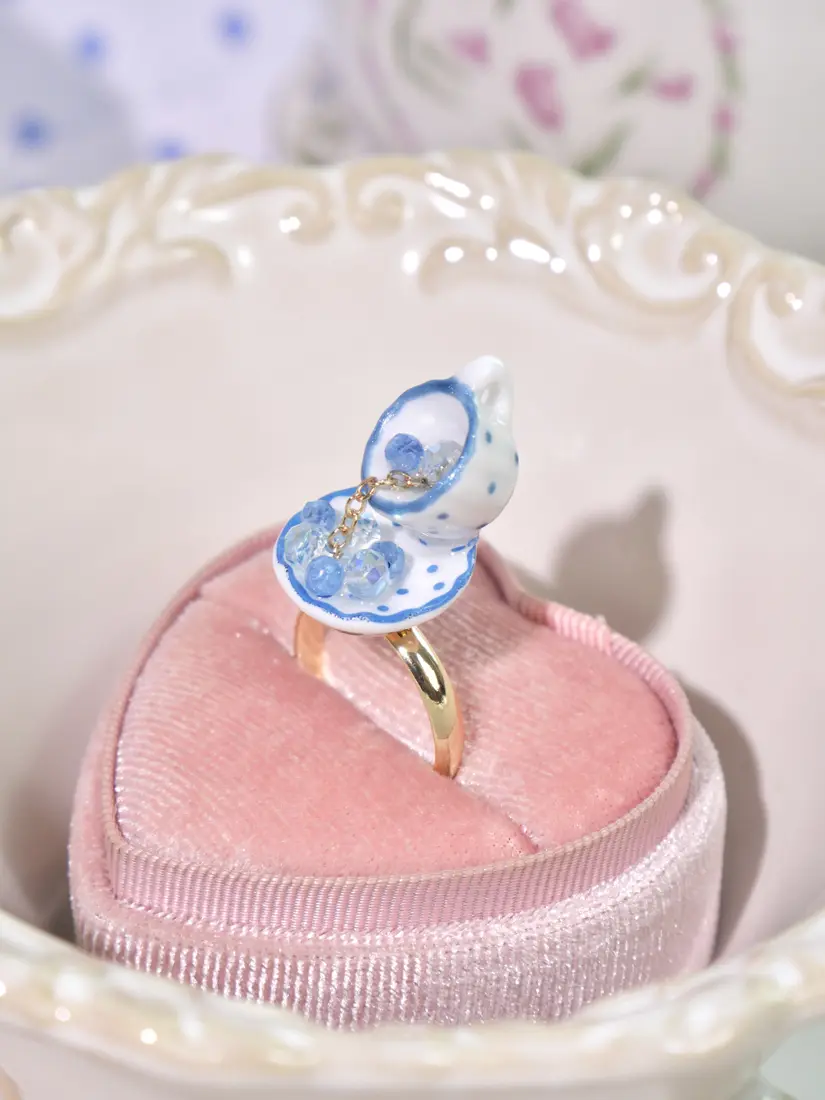 แหวน Polkadot Tea Cup แหวน MIMEAR