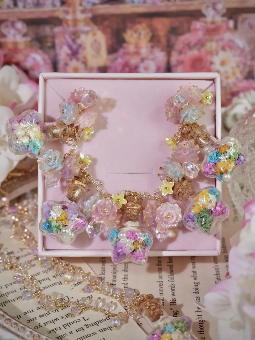 ข้อมือ Blooming Potion โหลดาวดอกไม้ปรุงยา สร้อยข้อมือ MIMEAR