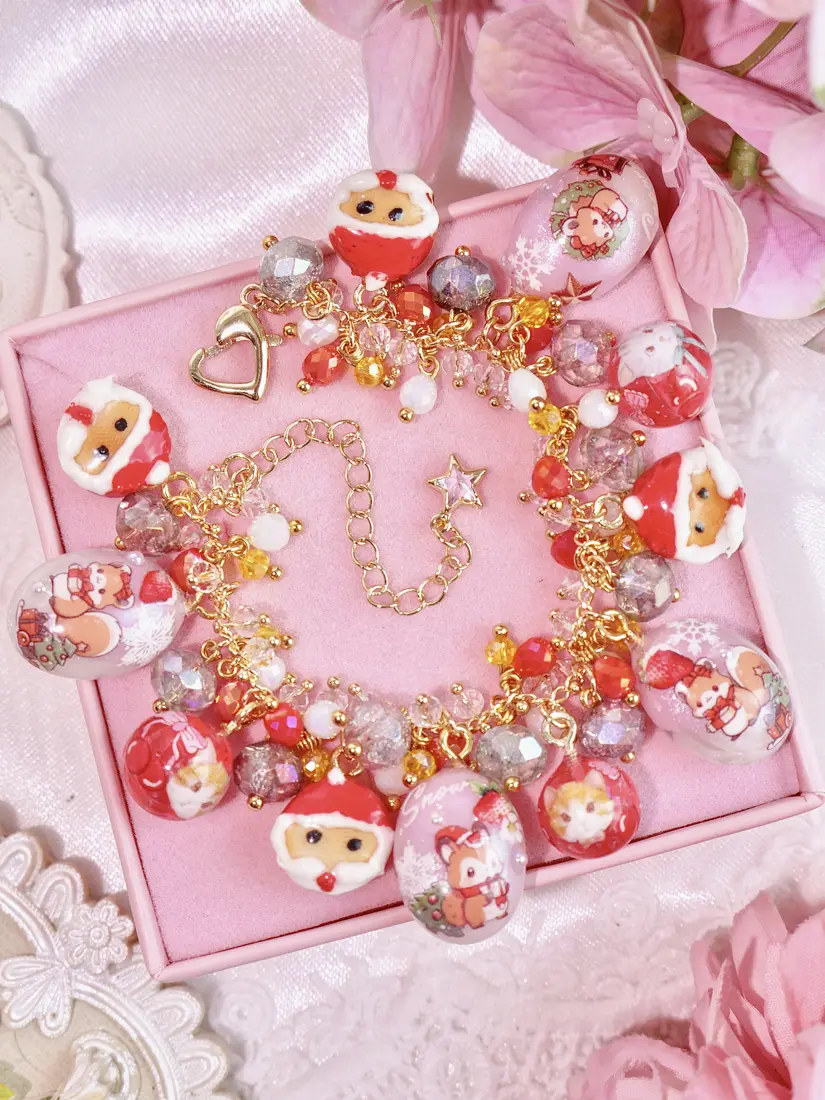 ข้อมือกระรอกซานตาโดนัท สร้อยข้อมือ MIMEAR