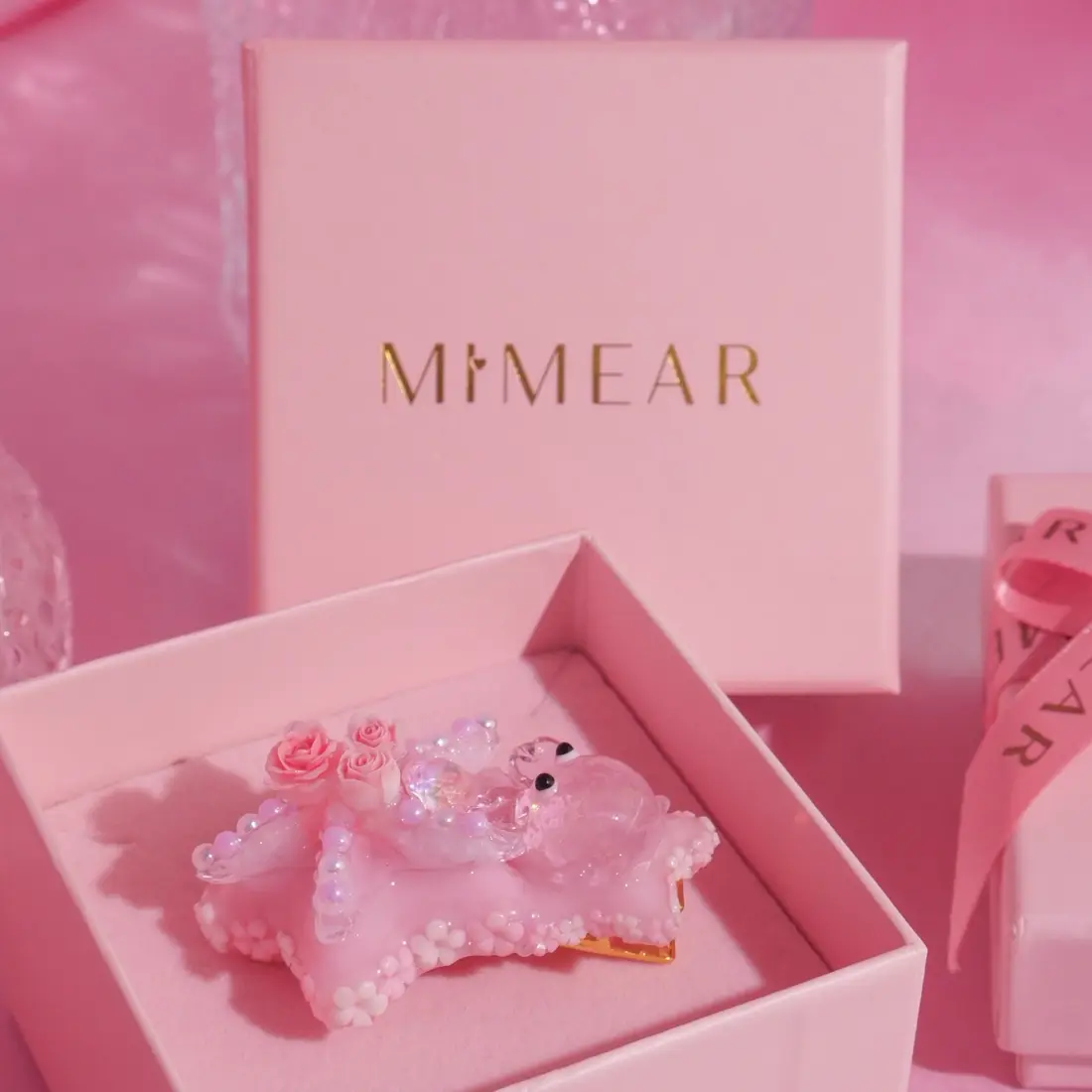 กิ๊บดาวทะเลปูชมพู กิ๊บติดผม MIMEAR