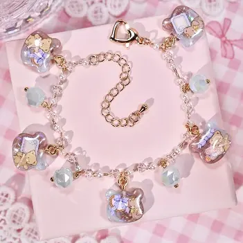 ข้อมือหมีมินต์ช็อก สร้อยข้อมือ MIMEAR