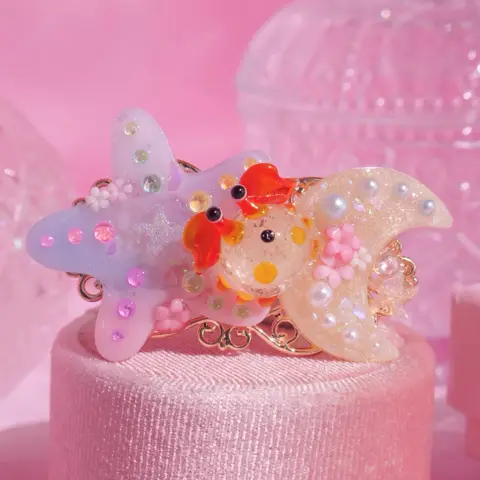 กิ๊บดาวทะเลปลาการ์ตูนส้ม